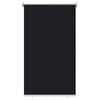 vidaXL Udeterrasse Rullegardin UV Beskyttelse Sort Polyester