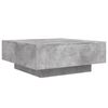 vidaXL sofabord 80x80x31 cm konstrueret tr&aelig; betongr&aring;
