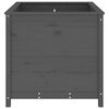 vidaXL plantekasse 82,5x82,5x78 cm massivt fyrretr&aelig; gr&aring;
