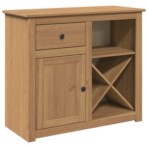 vidaXL sk&aelig;nk med skuffe Panama 93x40x80 cm massivt fyrretr&aelig;