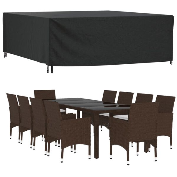 vidaXL havem&oslash;belovertr&aelig;k 260x260x90 cm vandt&aelig;t 420D sort