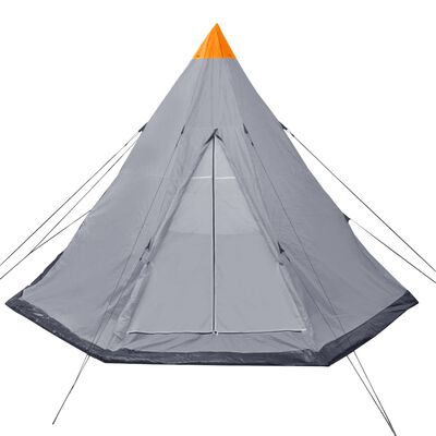 vidaXL 4-personers telt grå