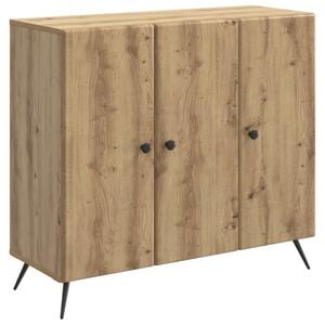 vidaXL Sideboard Artisan-eg 89 x 34,5 x 80 cm Konstrueret tr&aelig;
