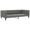 vidaXL daybed 100x200 cm stof m&oslash;rkegr&aring;