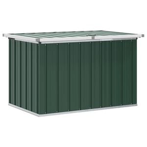 vidaXL opbevaringskasse til haven gr&oslash;n 109x67x65 cm