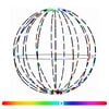 vidaXL Julefinial lys 96 LED'er RGB Diameter 30 x 32 cm