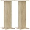 vidaXL plantestativer 2 stk. 30x30x80 cm konstrueret tr&aelig; sonoma-eg