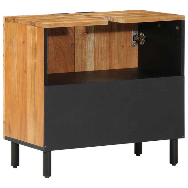 vidaXL Badev&aelig;relsesskabsunder Massivt Akacietr&aelig; 62 x 33 x 58 cm