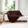 vidaXL Faux Kanin Pels T&aelig;ppe Olite Camel 220 x 240 cm Polyester
