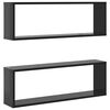 vidaXL v&aelig;ghylder 2 stk. 80x15x26,5 cm kubeform konstrueret tr&aelig;