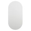 vidaXL spejl med LED-lamper 40x20 cm oval glas