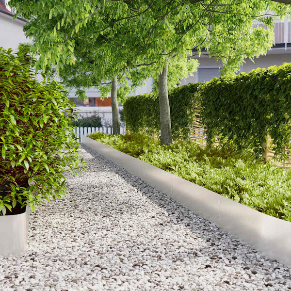 vidaXL pl&aelig;nekanter 10 stk. 25x103 cm rustfrit st&aring;l