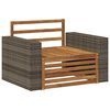 vidaXL Udend&oslash;rs Mellem Sofa Naturfarvet