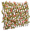 vidaXL espalier med kunstig vedbend 180x60 cm udvidelig m&oslash;rk pink