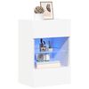 vidaXL v&aelig;gh&aelig;ngte skabe til TV 2 stk. med LED-lys 40x30x60,5 cm hvid