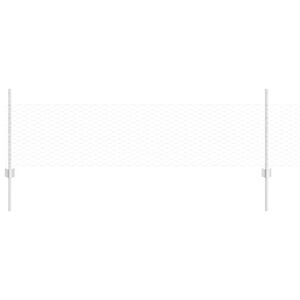 vidaXL Hegn med post S&oslash;lv 0,5 x 10 m St&aring;l