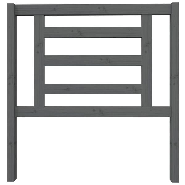 vidaXL sengeg&aelig;rde 96x4x100 cm massivt fyrretr&aelig; gr&aring;