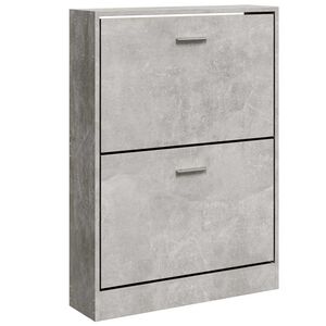 vidaXL skoreol 59x17x81 cm konstrueret tr&aelig; betongr&aring;