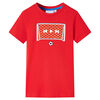 vidaXL T-shirt til b&oslash;rn str. 92 r&oslash;d
