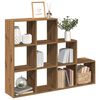 vidaXL bogreol/rumdeler 137,5x29x103,5 cm konstrueret tr&aelig; kunsteg