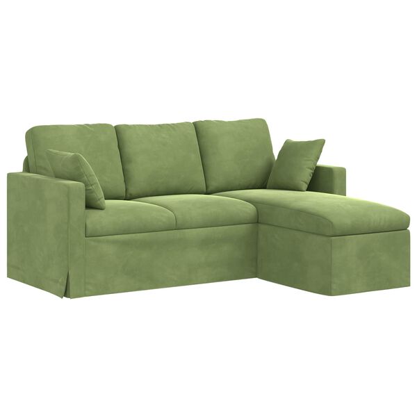 vidaXL Sofa Lys gr&oslash;n