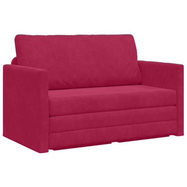 vidaXL Sovesofa 110cm Vinr&oslash;d Fl&oslash;jl