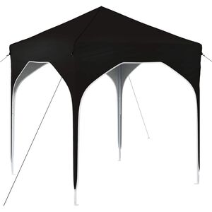 vidaXL Pop-up Festtelt 194 x 194 x 245 cm Sort