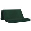 vidaXL Samlebar Sofa Seng 140 x 67 x 45 cm M&oslash;rkegr&oslash;n