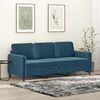 vidaXL 3-personers sofa 180 cm velour bl&aring;