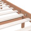 vidaXL sengeramme 140x200 cm massivt fyrretræ gyldenbrun