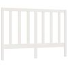 vidaXL sengeg&aelig;rde 166x4x100 cm massivt fyrretr&aelig; hvid