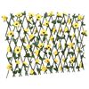 vidaXL espalier med kunstig vedbend 180x60 cm udvidelig gul