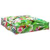 vidaXL Palle Pudes&aelig;t Blomstret 2 pcs Tropisk jungle Oxford stof