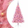 vidaXL Kunstig Forbelyst Juletr&aelig; med 150 LED'er Lyser&oslash;d 150 cm PVC