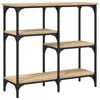 vidaXL konsolbord Sonoma eg 80x29x75 cm konstrueret tr&aelig;