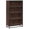 vidaXL bogreol 80,5x35x139 cm konstrueret tr&aelig; brun egetr&aelig;sfarve