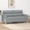 vidaXL 2-personers sofa 140 cm stof lysegrå