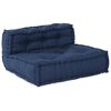 vidaXL Modulsofa 3 pcs Indigo Stof