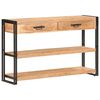 vidaXL skænk 120x30x75 cm massivt akacietræ