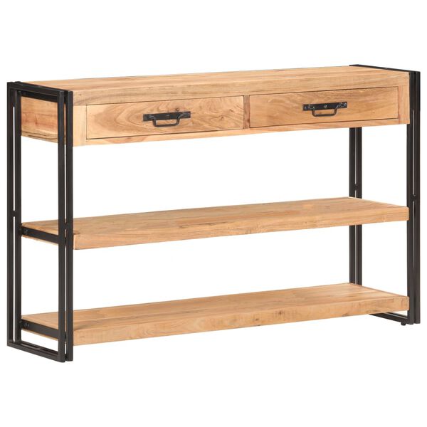 vidaXL skænk 120x30x75 cm massivt akacietræ