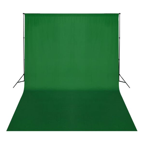 vidaXL fotostudieudstyr med softbox-lamper, baggrund og reflektor