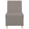 vidaXL modul&aelig;r sofa uden arml&aelig;n taupe 55 cm stof