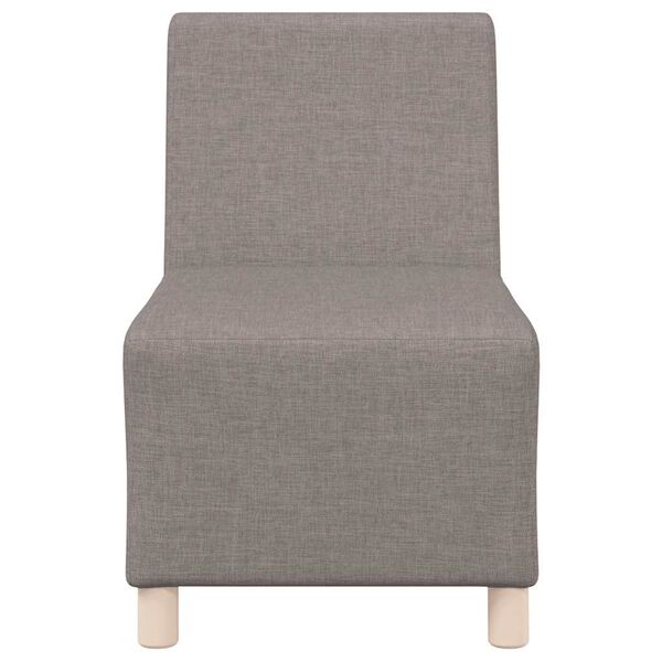 vidaXL modul&aelig;r sofa uden arml&aelig;n taupe 55 cm stof