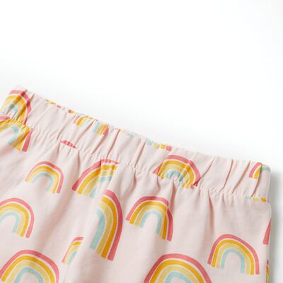 Pyjamas til børn str. 104 korte ærmer lyserød