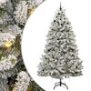 vidaXL Kunstigt juletr&aelig; 270 cm 300 LED'er Varm hvid PVC og St&aring;l