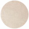 vidaXL Anti-slip Shaggy t&aelig;ppe Cremefarvet 120 x 120 cm PP