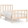 vidaXL sengeramme 90x190 cm massivt tr&aelig;