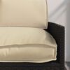 vidaXL Palle Pudes&aelig;t med pude 3 pcs Beige 120 x 60 x 12 cm Oxford stof