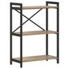 vidaXL Bogreol 60 x 30 x 85 cm Konstrueret tr&aelig; Artisan Egetr&aelig;