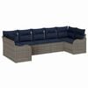 vidaXL Havesofa S&aelig;t Gr&aring; polyrattan